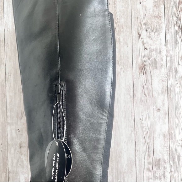 INC Women’s Tall Leather Riding Boots Size 7 - Picture 5 of 8